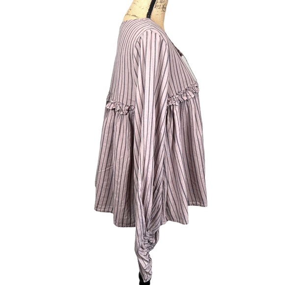 Wild Pearl Poet Sleeve Boho Top Small NWT - Picture 2 of 10